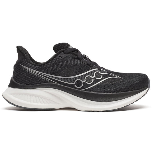Men's Saucony Endorphin Speed 5, Black/White, 12 2E Wide