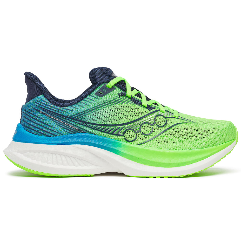 Men's Saucony Endorphin Speed 5, Slime/Cobalt, 8.5 D Medium