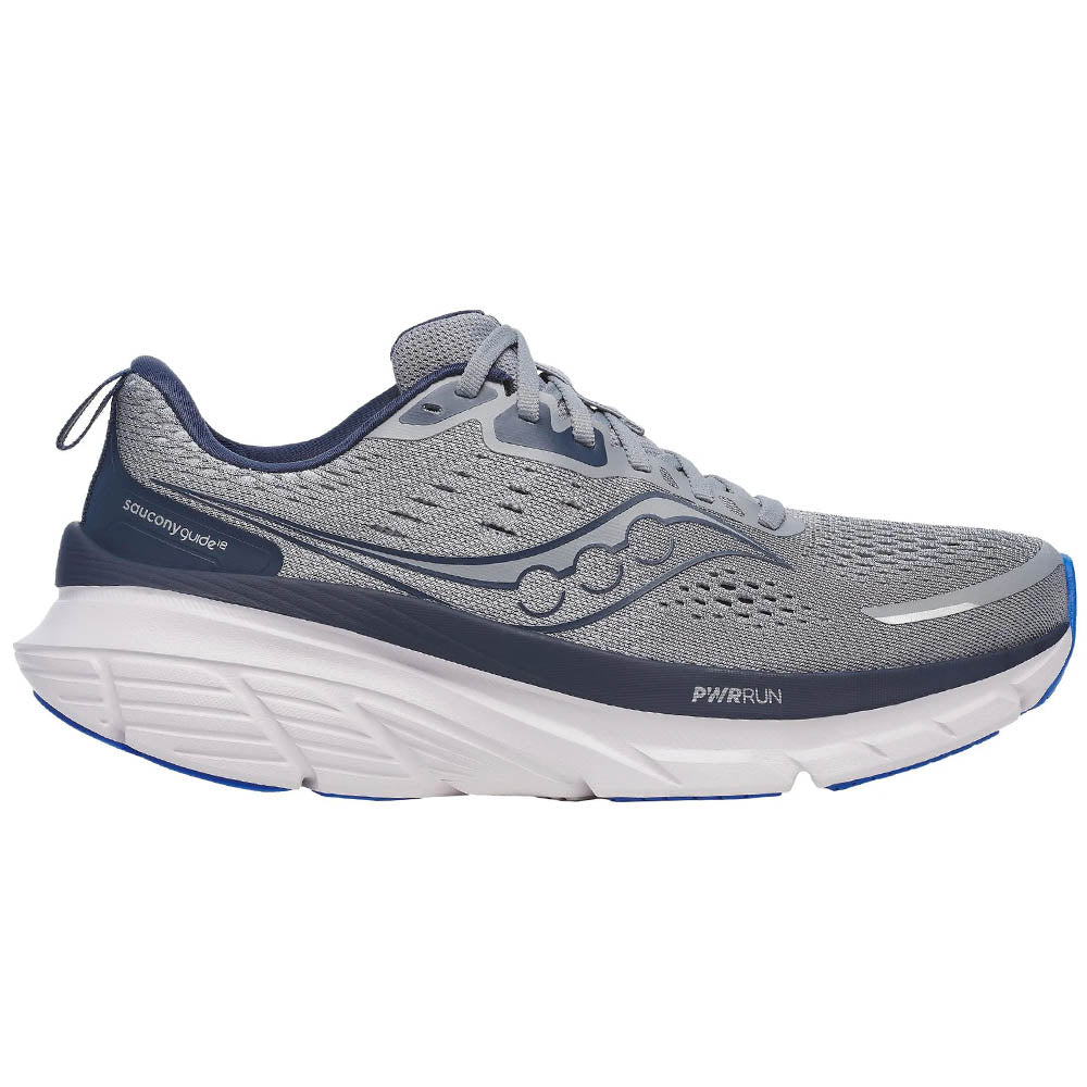 Men's Saucony Guide 18, Flint/Navy, 12.5 2E Wide