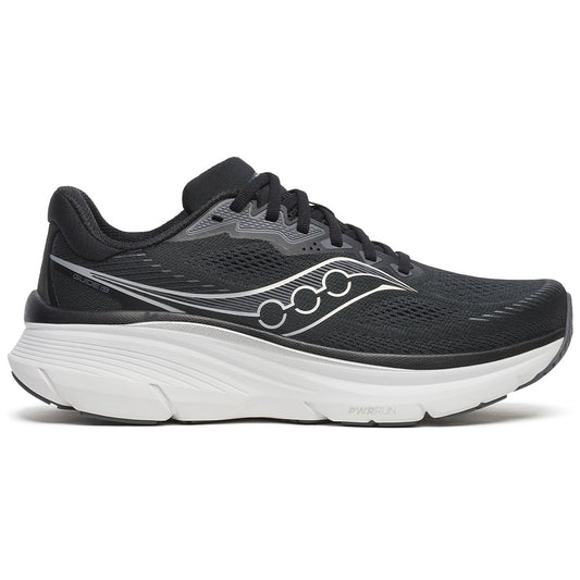 Men's Saucony Guide 19, Black/Silver, 10.5 D Medium