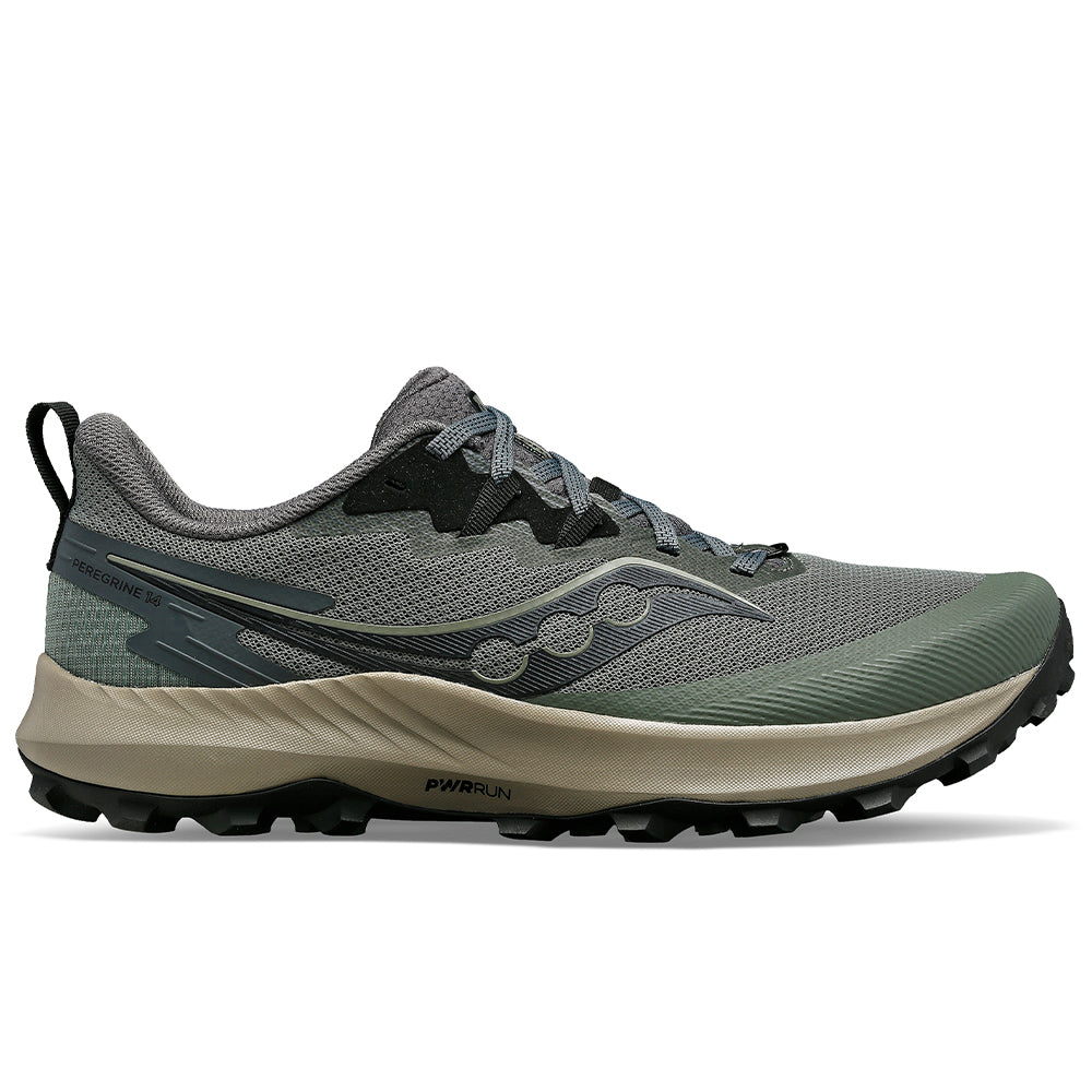 Men's Saucony Peregrine 14, Bough/Shadow, 8.5 D Medium