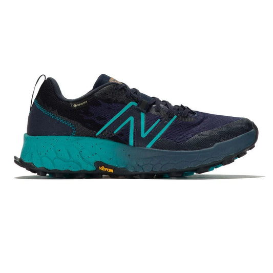 Women's New Balance Fresh Foam X Hierro V7 GTX, Natural Indigo/Eclipse/Electric Teal, 10.5 B Medium