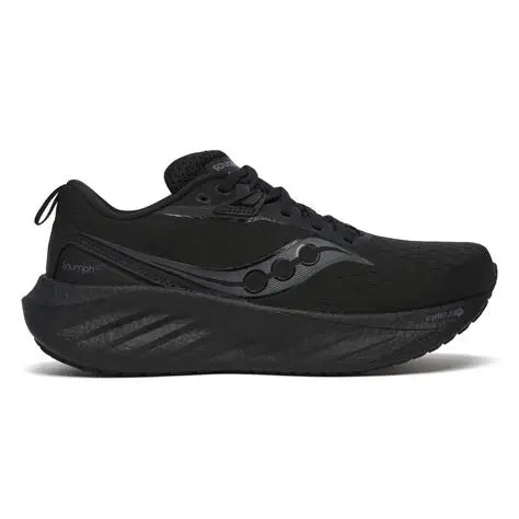 Women's Saucony Triumph 22, Triple Black, 7 B Medium