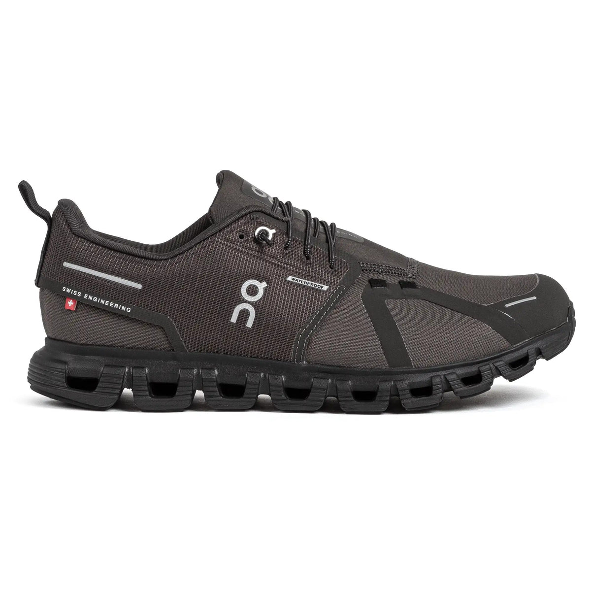 Men's On Cloud 6 Waterproof, Thorn/Black, 8 D Medium