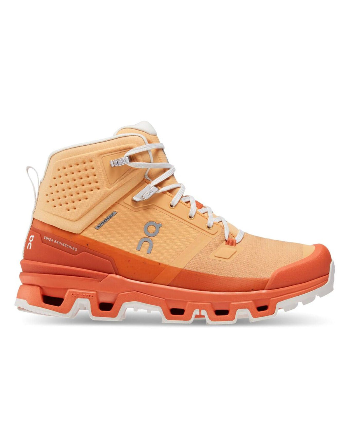 Women's On Cloudrock 2 Waterproof, Copper/Flare, 7 B Medium