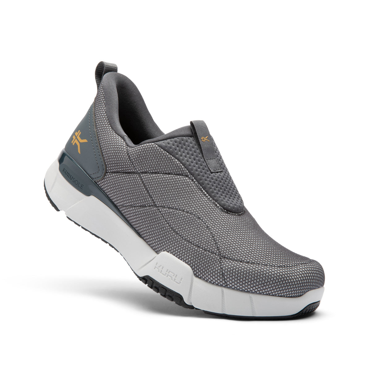 Men's KURU QUANTUM 2 Slip-On, Lead Gray/Dove
