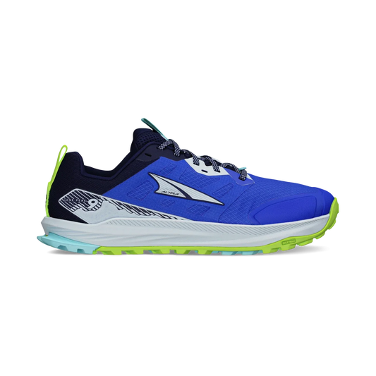 Men's Altra Lone Peak 9, Blue/Lime, 12 D Medium