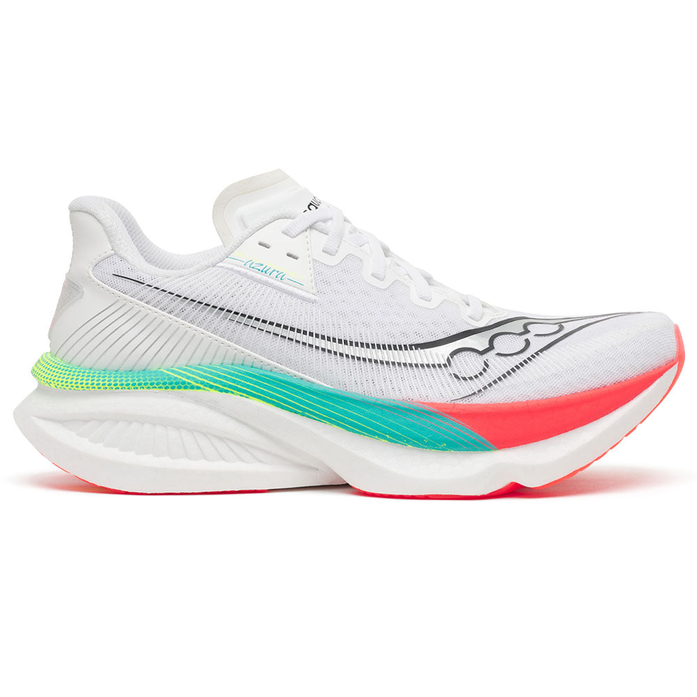 Men's Saucony Endorphin Azura, White/Multi, 12 D Medium