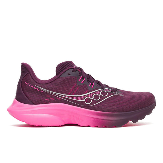 Women's Saucony Kinvara 16, Egg Plant/Shock, 7 B Medium