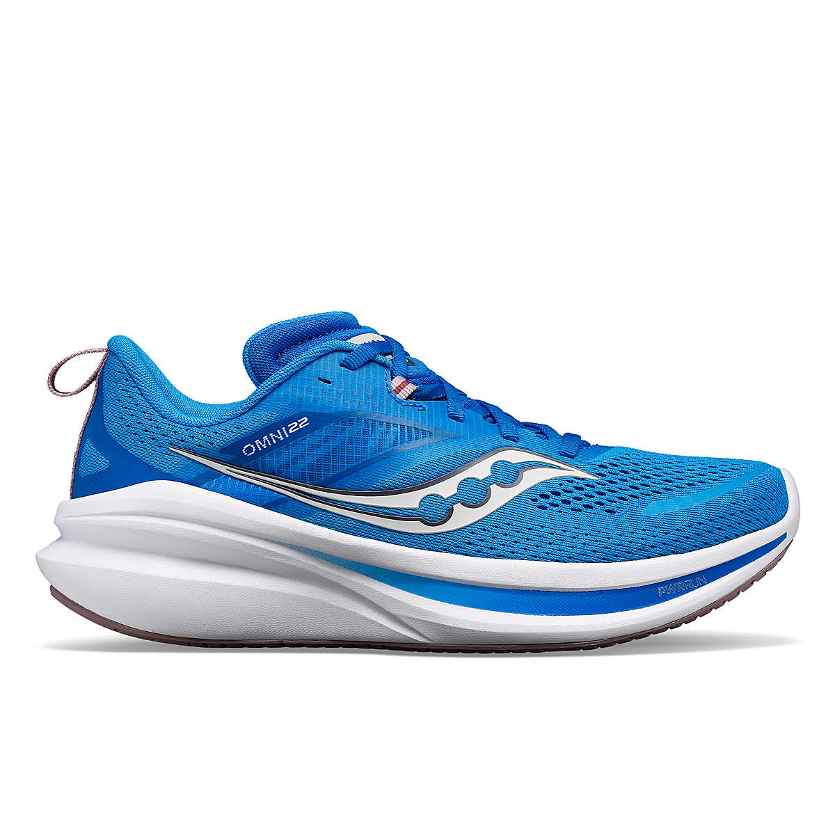 Women's Saucony Omni 22, Cobalt/Orchid, 7 B Medium