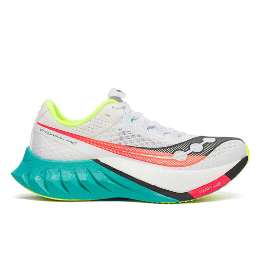 Women's Saucony Endorphin Pro 4, White/Mutant, 11 B Medium