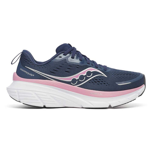 Women's Saucony Guide 18, Navy/Orchid, 5 B Medium