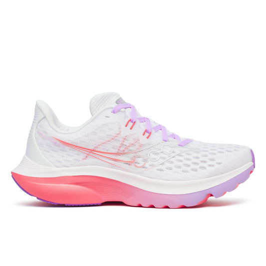 Women's Saucony Kinvara 16, White/Crocus, 5.5 B Medium