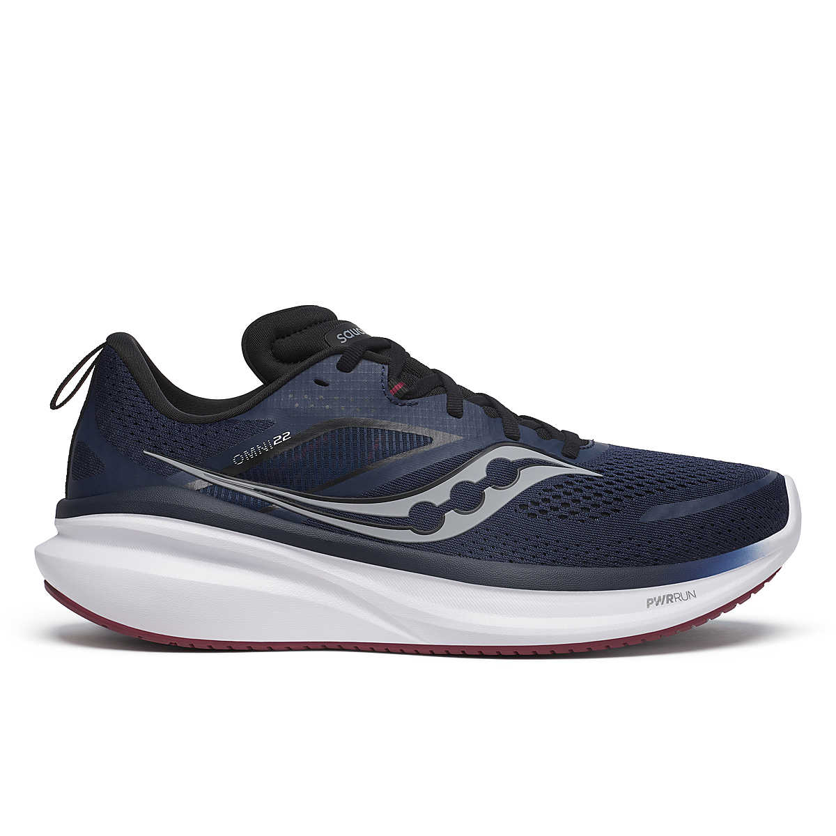 Men's Saucony Omni 22, Navy/Currant, 8.5 D Medium