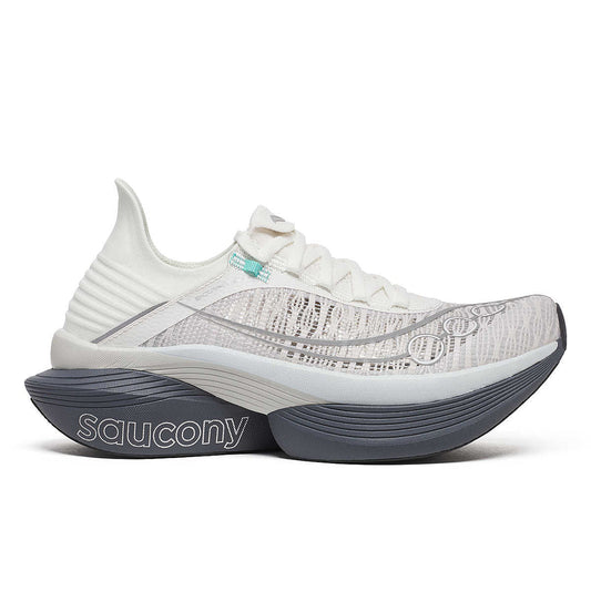 Women's Saucony Endorphin Elite 2, Fog/Cinder, 9 B Medium