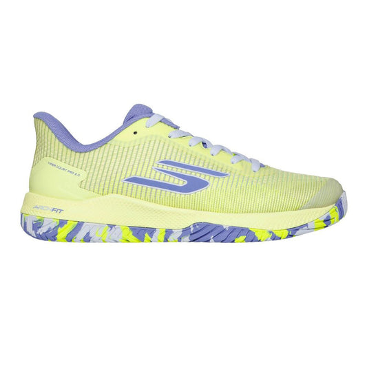 Women's Skechers Viper Court Pro 2.0, Lime/Lavender, 8.5 B Medium
