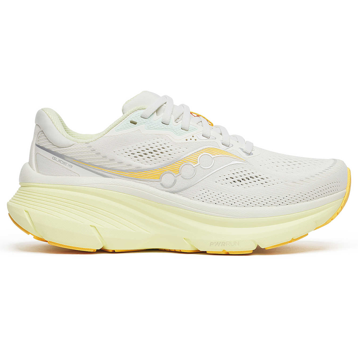 Women's Saucony Guide 19, Ivory/Tender, 7 D Wide