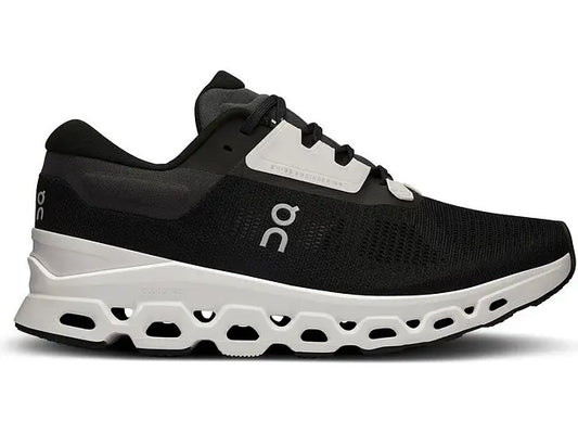 Women's On Cloudstratus 3, Black/Frost, 8 B Medium