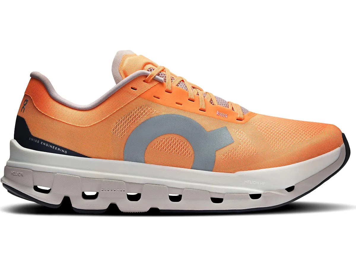 Women's On Cloudflow 5, Tangerine/Silver, 7 B Medium