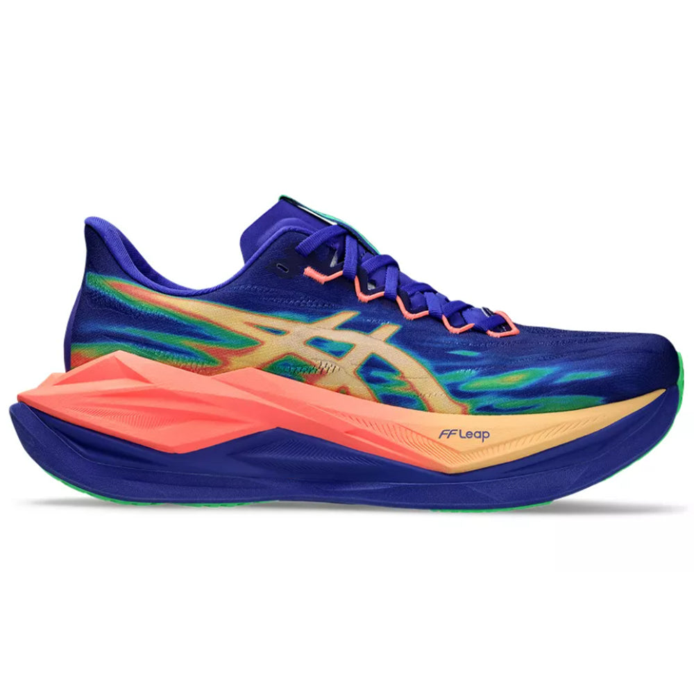Men's Asics Superblast 3, Cobalt Burst/Light Orange, 10.5 D