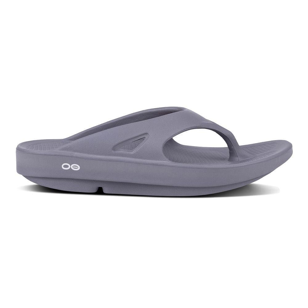 Mens OOFOS Ooriginal Sandal, Slate, 9 D Medium