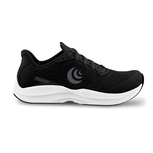 Women's Topo Athletic Fli-Lyte 5, Black/White, 10 B Medium