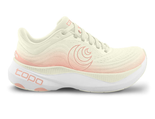 Women's Topo Athletic Aura, Cream/Rose, 6 B Medium
