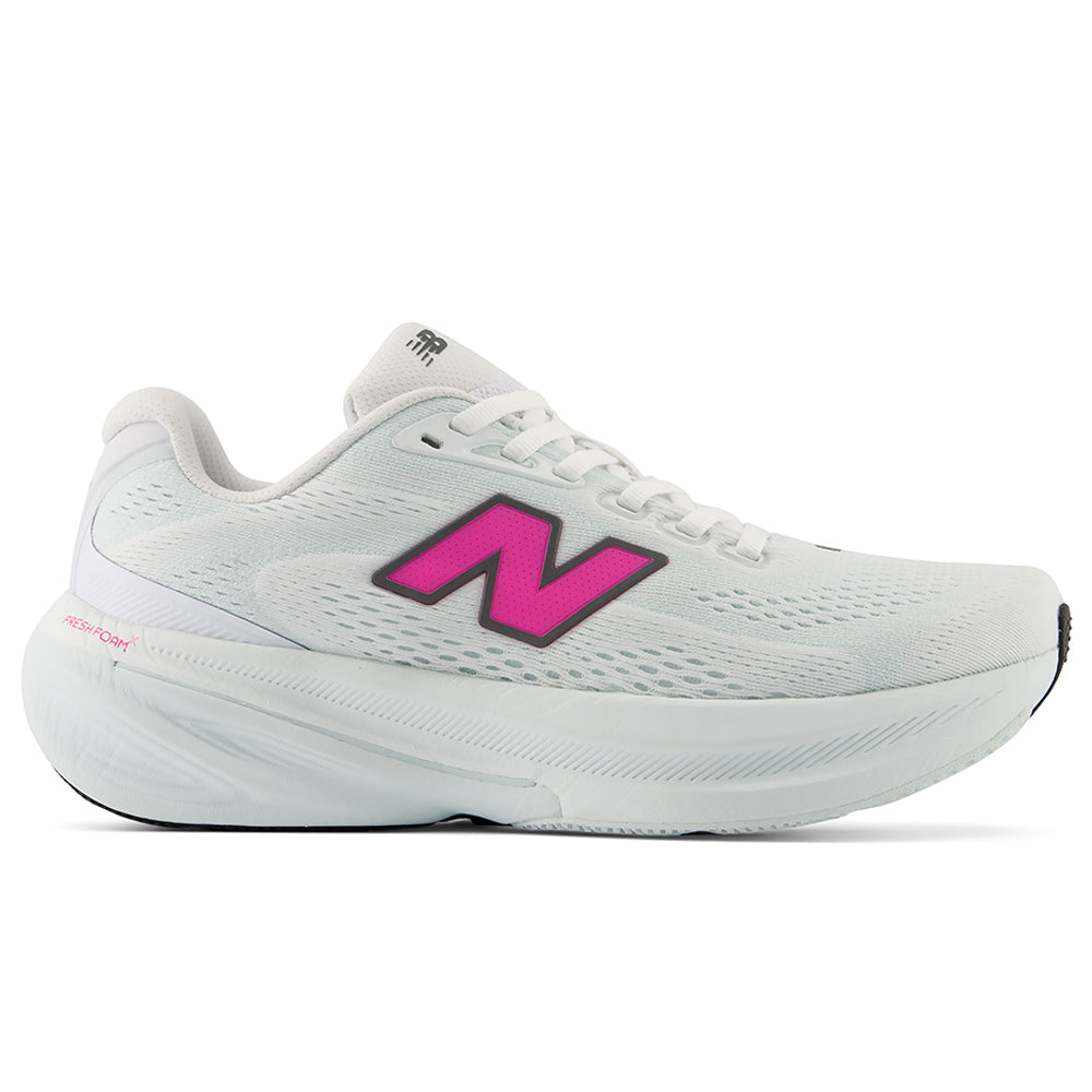 Women's New Balance Fresh Foam X 860v15, NB 103 White/Pink Heat/Glint Blue, 9 D Wide