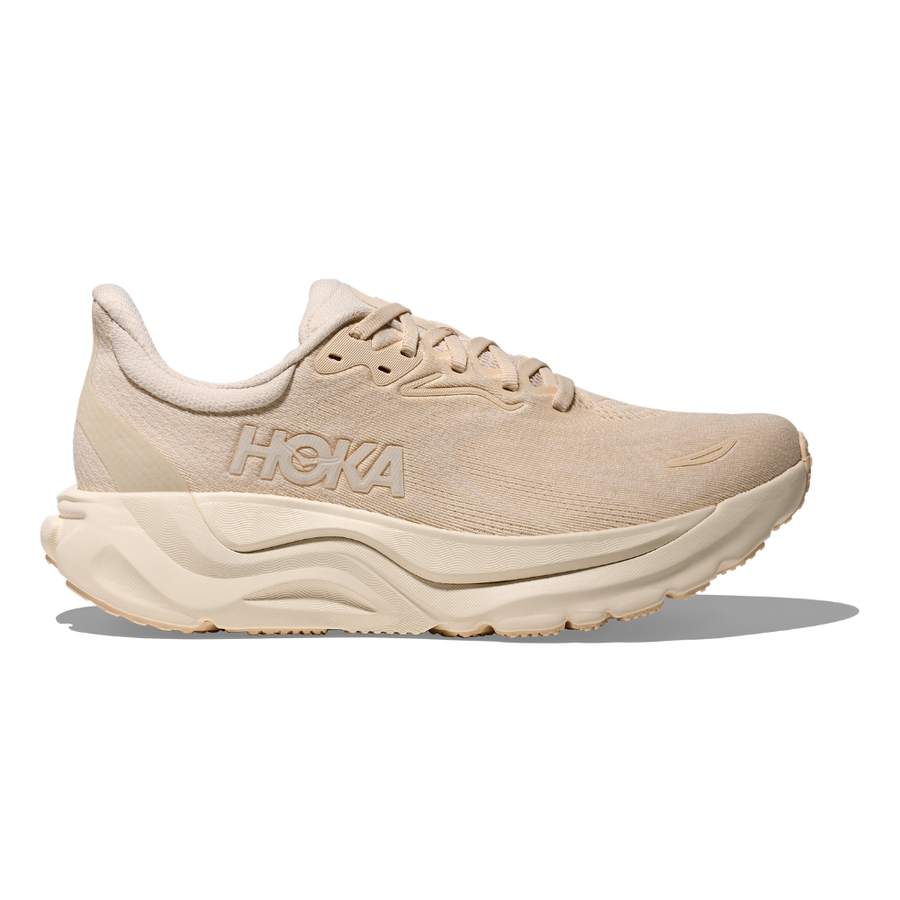 Women's Hoka Arahi 8, Birch/Alabaster, 7.5 D Wide
