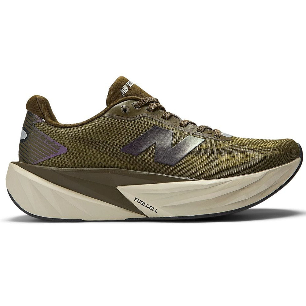 Women's New Balance FuelCell Rebel v5, Woodland/Shipyard/Silver Metallic, 9 B Medium
