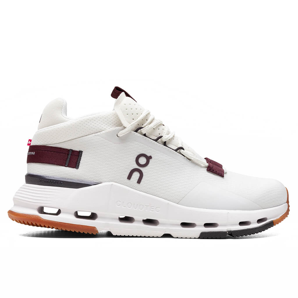 Women's On Cloudnova 2, Ice/Mulberry, 7 B Medium