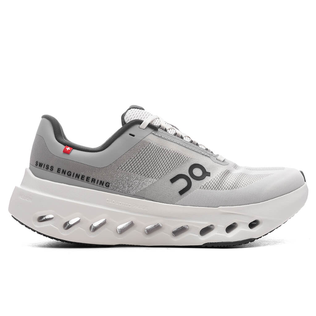 Women's On Cloudsurfer Next, Glacier/White, 8.5 D Wide