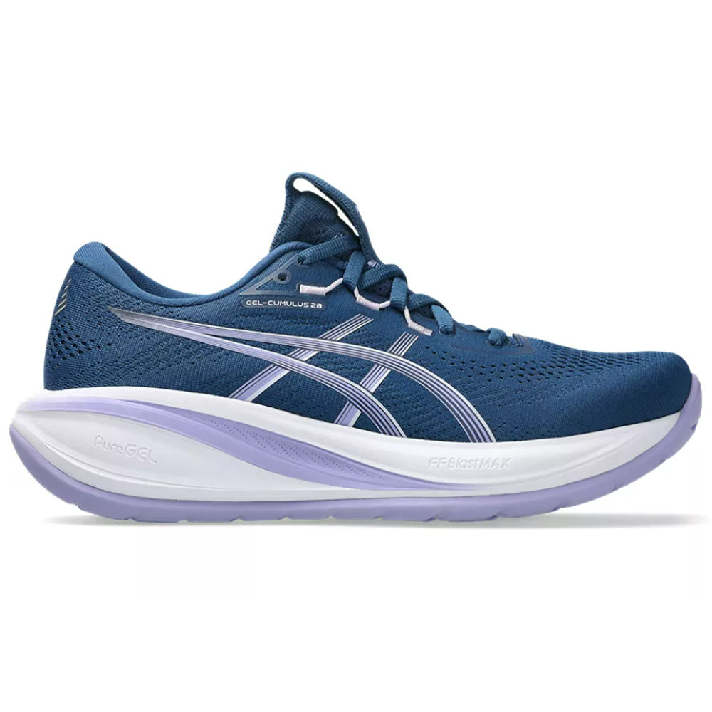 Women's Asics Gel-Cumulus 28, Twilight Blue/Bluebell, 9 B Medium