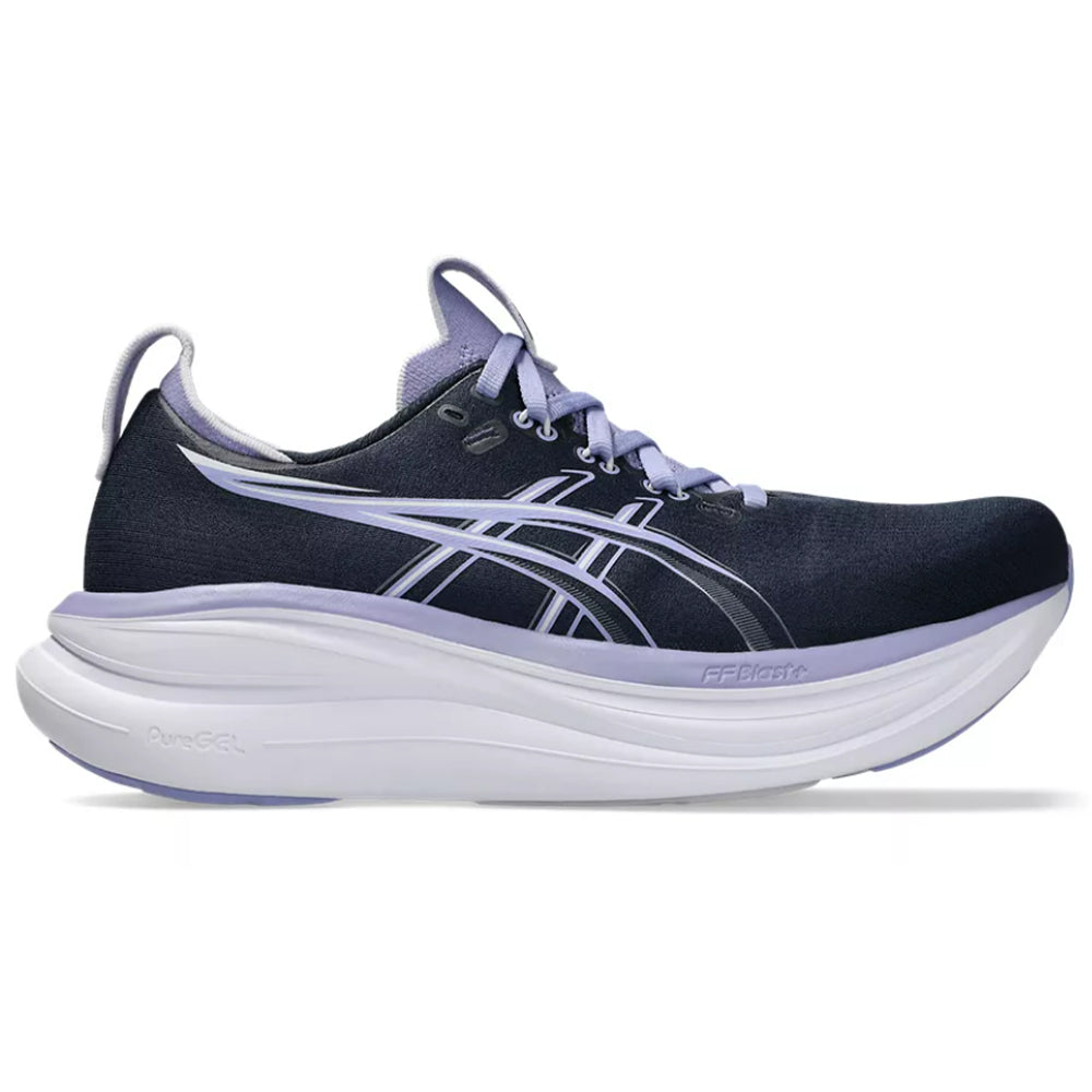 Women's Asics Gel-Nimbus 28, Midnight/Bluebell, 6 B Medium