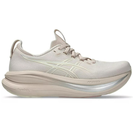 Women's Asics Gel-Nimbus 28, Mineral Beige/Cream, 8 B Medium