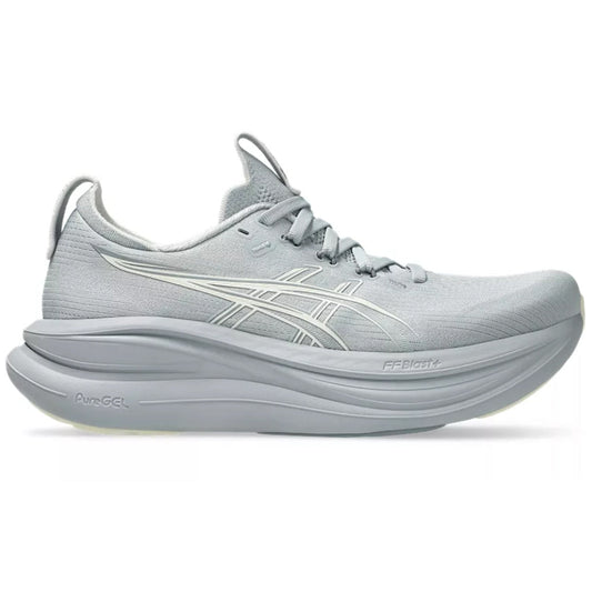 Women's Asics Gel-Nimbus 28, Piedmont Grey/Cream, 9.5 B Medium