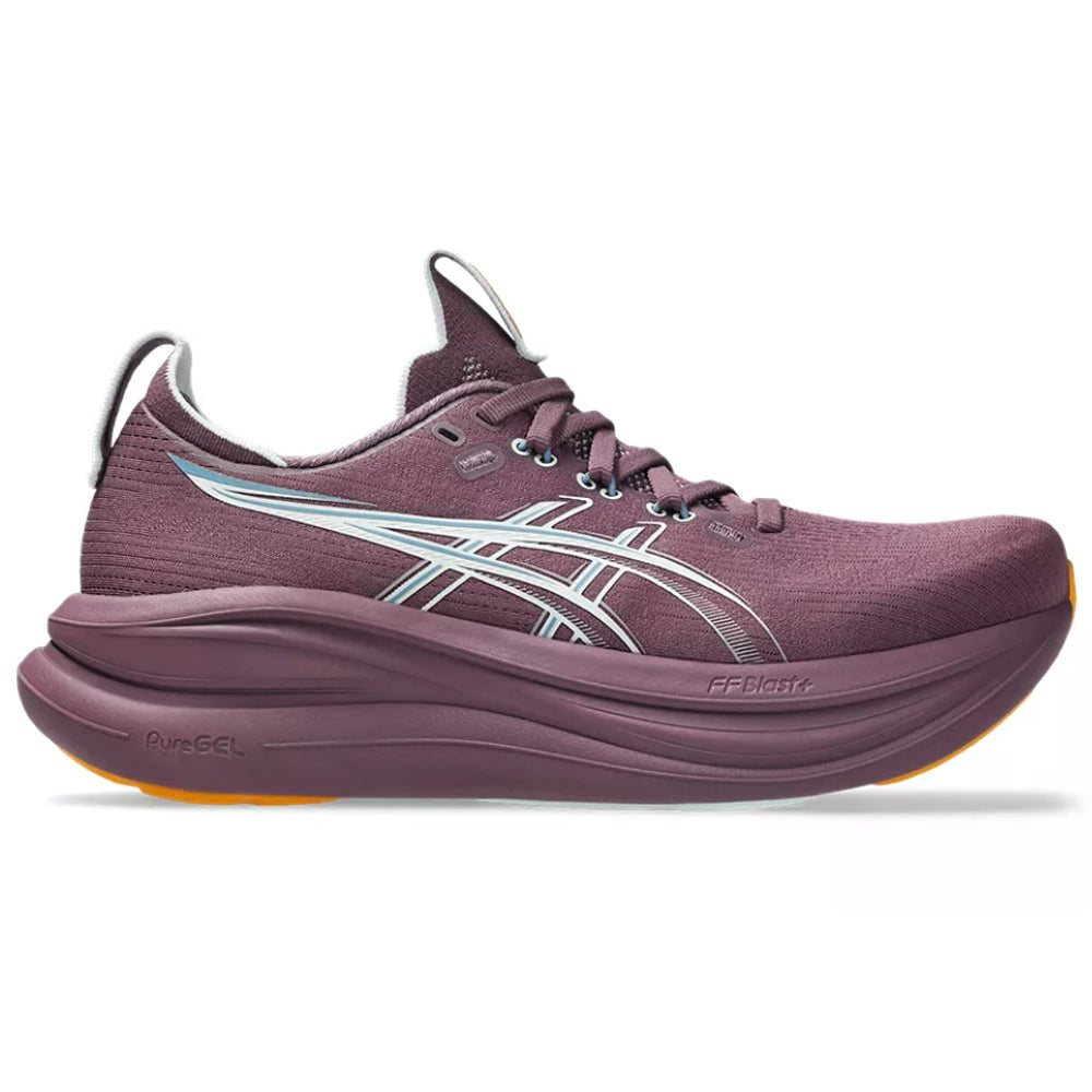 Women's Asics Gel-Nimbus 28, Velvet Purple/Arctic Blue, 9 B Medium