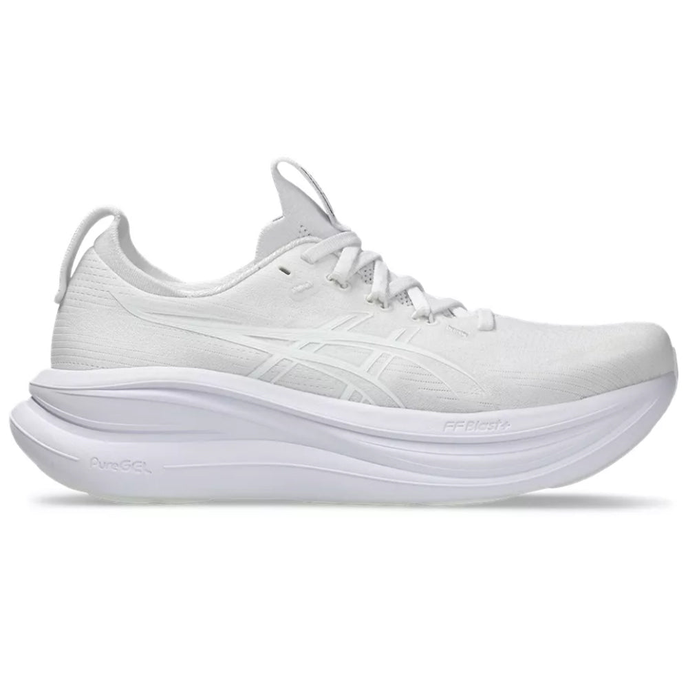 Women's Asics Gel-Nimbus 28, White/White, 11 B Medium