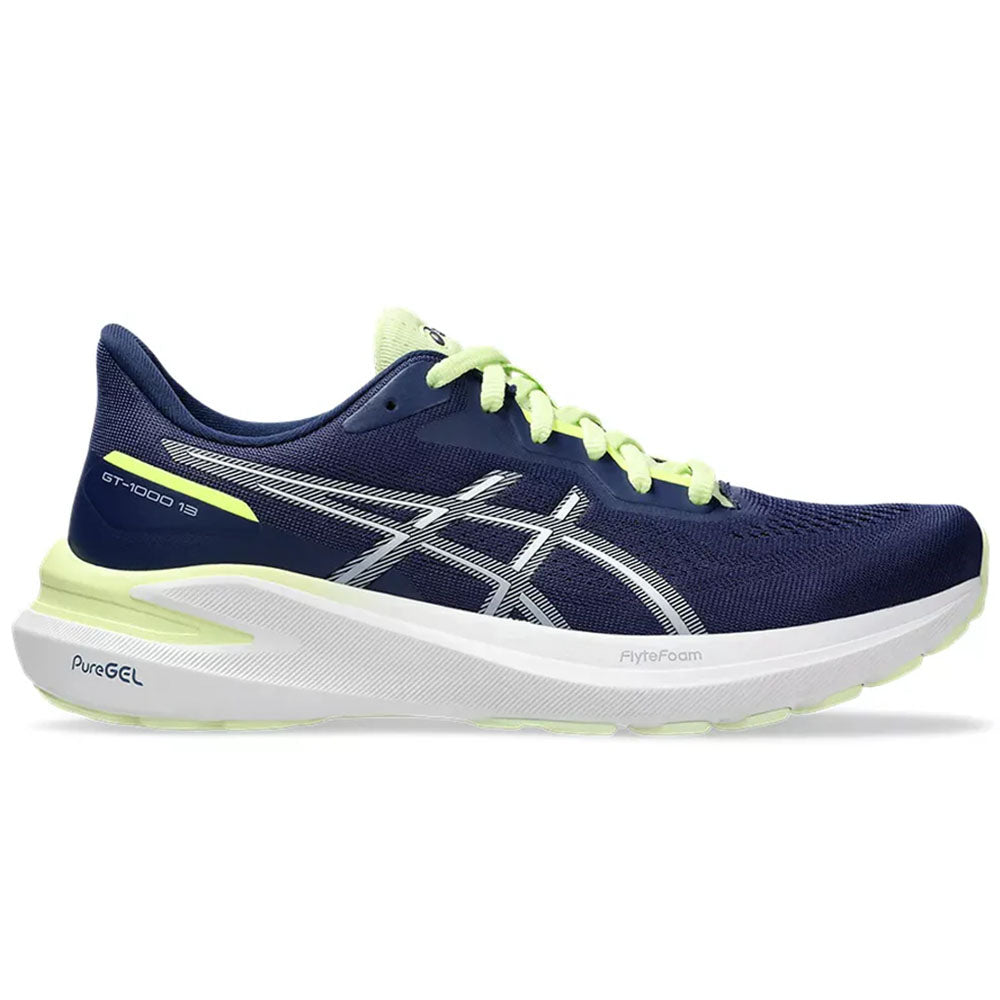Womens Asics GT-1000 13, Blue Expanse/Grey Blue, 7 D Wide