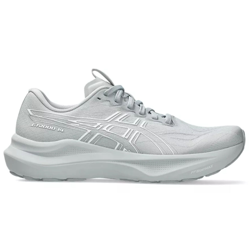 Women's Asics GT-2000 14, Piedmont Grey/White, 8 B Medium