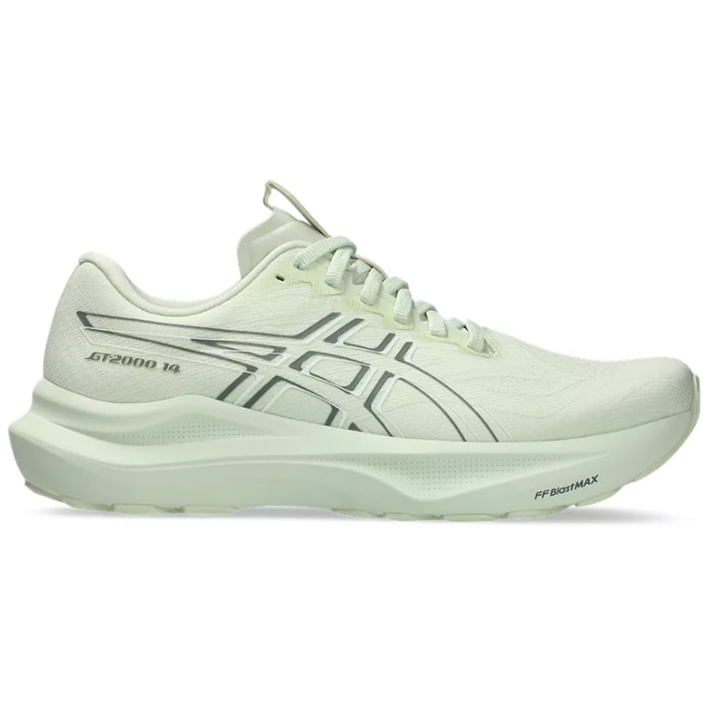 Women's Asics GT-2000 14, Whisper Green/Monument Blue, 7 B Medium