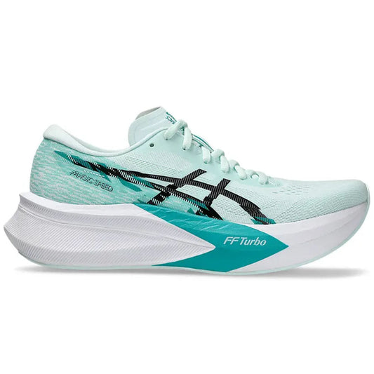 Women's Asics Magic Speed 4, Soothing Sea/Black, 12 B Medium