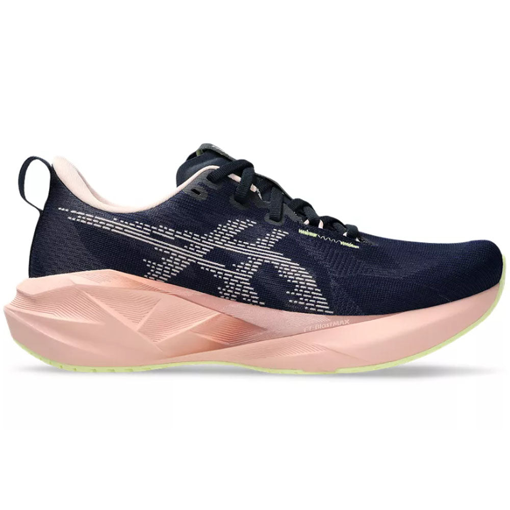 Women's Asics Novablast 5, Midnight/Breeze, 8 B Medium