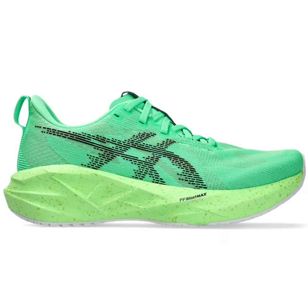 Women's Asics Novablast 5, Vital Green/Black, 10 B Medium