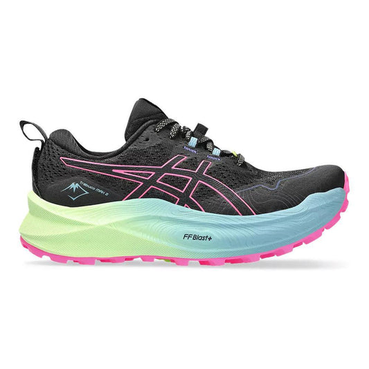 Women's Asics Trabuco Max 2, Black/Hot Pink, 8 B Medium