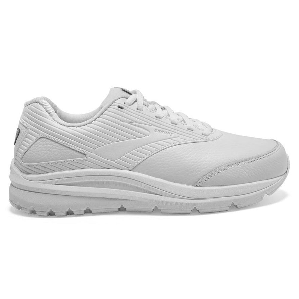 Women's Brooks Addiction Walker 2, White/White, 6 2E Extra Wide