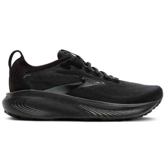 Women's Brooks Adrenaline GTS 25, Black/Black/Ebony, 9 D Wide