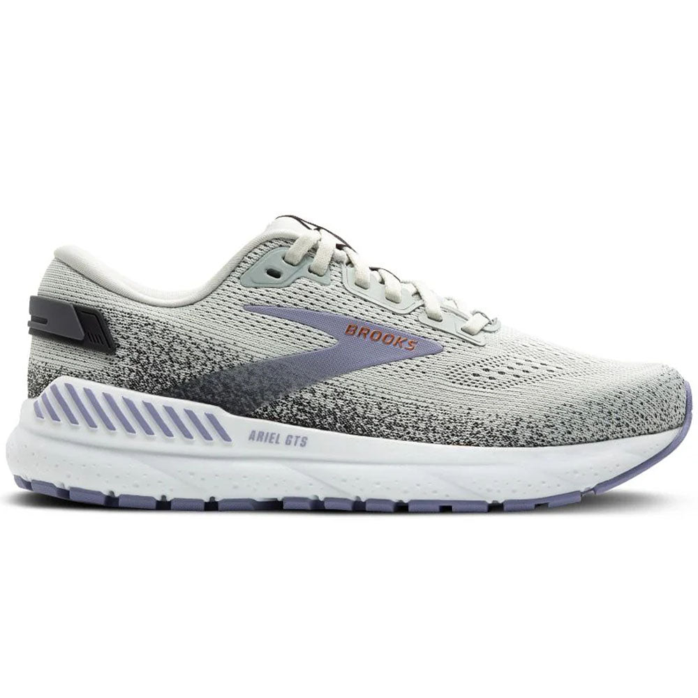 Women's Brooks Ariel GTS 24, Mercury/Ebony/Sweet Lavender, 11 B Medium