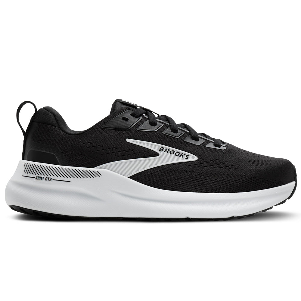 Women's Brooks Ariel GTS 26, Black/Grey/White, 10 B Medium