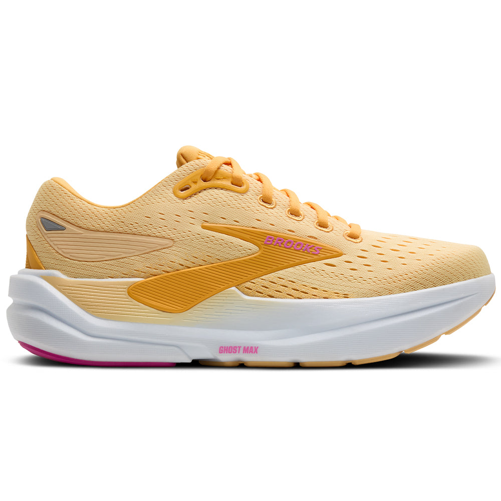 Women's Brooks Ghost Max 3, Apricot/Apricot/Super Pink, 9.5 B Medium